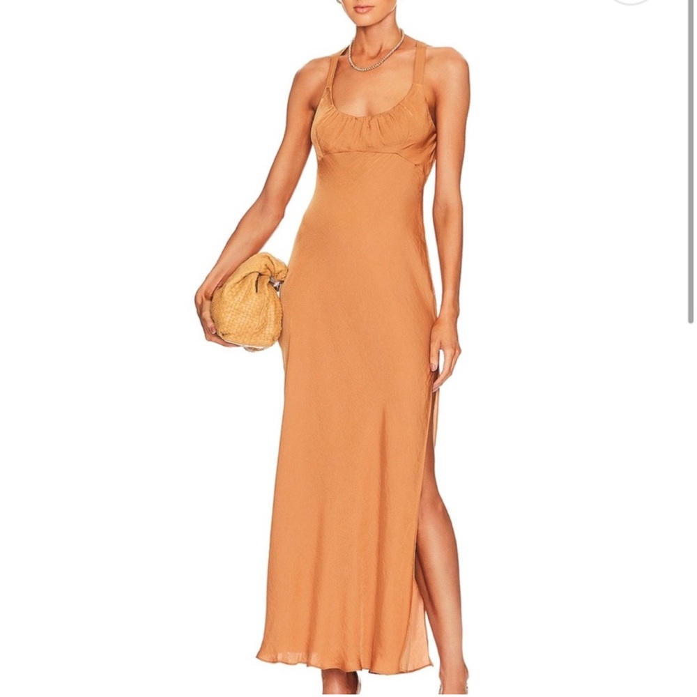 Free People Night Owl Slip – Bright Cider – Size S